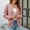 Pink, variant on Turilly Lady Coats Winter Plus Size Jackets Fashion Women Casual Long Sleeve Zipper Sweater Ladies Outwear Sweater Tops