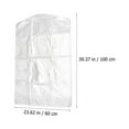 thumbnail image 5 of CRILSTYLEO Dustproof Clothes Cover Plastic For Garments 100Pcs 39.30X23.58X0.04in, 5 of 8