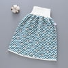 yotyukeb Toddler Girls Dresses Natural Washable Baby Diaper 3 Layers-Infant Cotton Diaper Cloth Skirt