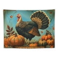 thumbnail image 5 of BCIIG Thanksgiving Pumpkin Harvest Tapestry for Bedroom, Chicken Fruits Tapestries Home Decor Wall Hanging Blanket for Living Room Dorm, 5 of 6