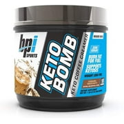 BPI Sports Keto Bomb Ketogenic Creamer for Coffee 18 Servings Caramel Macchiato