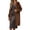 Brown, variant on Smsaxvxz Womens Long Cardigan Sweaters Fashion Open Front Oversized Knit Fall Trendy Coat Jacket Black M