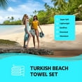 thumbnail image 2 of STARLIGHT- Beach Towels Oversized Turkish Cotton Absorbent Quick Dry Bath Towel, 2 of 5