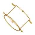 thumbnail image 4 of Ruiboury Metal Attractive Jewelry Rack For Headbands In Bow Tie Exhibition And Hair Accessory Organizer With Style Live Shows Gold 2 Tier, 4 of 6