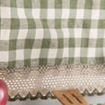 thumbnail image 3 of Achim Buffalo Check Kitchen Curtains, Set of 2 Tiers, 3 of 6