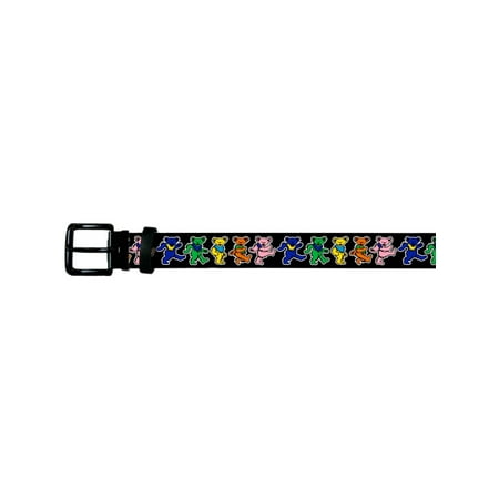 Belly Dance Dancing Tassel Belt - Grateful Dead Psychedelic Rock Band Rainbow Dancing Bears Leather Belt