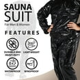 Sauna Suit for Men Women Sweat Sauna Jacket Weight Loss Workout Shirt