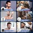 thumbnail image 4 of Beard Trimmer for Men, IPX7 Waterproof Mens Grooming Kit with Cordless Hair Clippers, Electric Razor with LED Display, Shavers for Mustache, Body, Face, Ear, Nose Hair Trimmer, Gifts for Men, 4 of 7