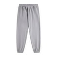 thumbnail image 3 of HOOMEUMY Men's Casual Joggers Cotton Sweatpants Workout Athletic Pants with Pockets Drawstring Gym Running Tapered Trousers Gray 12, 3 of 4