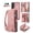 Pink, variant on Dteck 2 in 1 Detachable for Samsung Galaxy A16 5G Wallet Case with Card Holder, Shockproof Retro Premium Flip Leather Cover Magnetic Zipper Pocket Phone Cases, Darkbrown