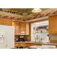 thumbnail image 3 of Concord Wallcoverings Peel and Stick Self Adhesive Fruits Wallpaper Border, Apple Orange for Cottage Farmhouse Kitchen, Red Brown Yellow Green, 15 ft by 5 in 2490, 3 of 5