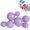 7Purple, variant on Inflatable Balloon Clusters, Reusable PVC Party Decor with Linked Balloons for Birthday Wedding Celebrations