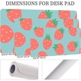 thumbnail image 5 of Kawaii Strawberry Pattern Mouse Pad,Desk Mat,Game Mat,Makeup Table Mat,Varied Use Mat for Office/Home/Study Girls Boys(31.5''''X15.7'''''',Blue&Strawberry), 5 of 6