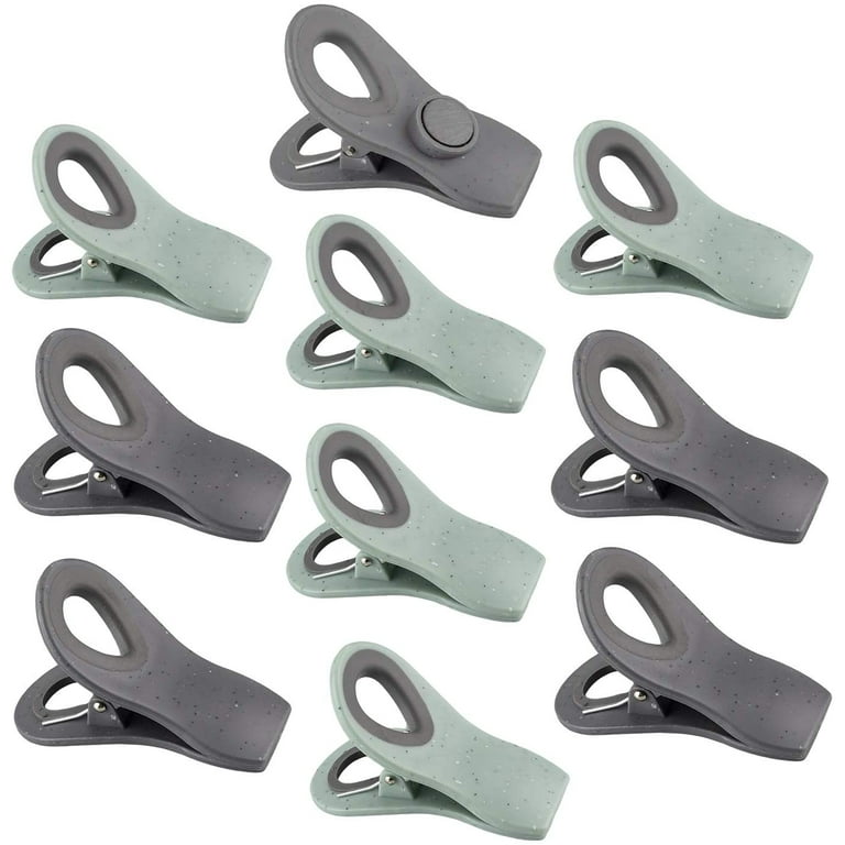 Cook with Color Chip Clips for Bags - Magnetic Bag Chips Set of 10