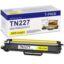 TN227 Toner Cartridge 1 Yellow Replacement for TN-227 Toner for MFC-L3770CDW HL-L3290CDW Printer