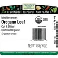 thumbnail image 6 of Frontier Co-op Oregano Leaf Organic Cut And Sifted Fancy Grade, 16 oz, 6 of 12