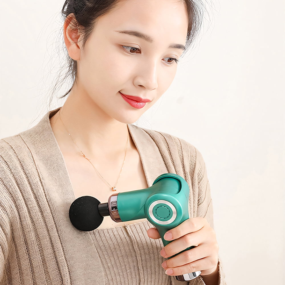 Foldable Deep Tissue Massage Gun Adjustable Handheld Therapy Massager for Daily Muscle Relief and Body Recovery