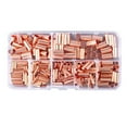 thumbnail image 6 of 250 Pieces Copper Wire Ferrules Kit 7 Sizes Electrical Crimp Connectors For Marine Automotive And Computer Applications, 6 of 8