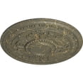 thumbnail image 3 of 30 5/8"OD x 2 1/2"P Tellson Ceiling Medallion (Fits Canopies up to 6 3/4"), Hand-Painted Witch Hazel Crackle, 3 of 7