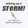 thumbnail image 2 of CafePress - TALKING UP A STORM Infant Bodysuit - Baby Light Bodysuit, Size Newborn - 24 Months, 2 of 4
