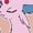 BLUSH, variant on Pokémon - Celestial Espeon And Umbreon - Juniors Cropped Graphic T-Shirt