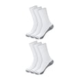 thumbnail image 5 of Hanes Double Tough Men's Crew Socks, Comfort Top, Shoe Sizes 12-14, 6-Pairs White, 5 of 5