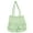 Light Green, variant on Womens Simple Armpit Bag Ruffle Plaids Shoulder Bag Korean Style Handbag