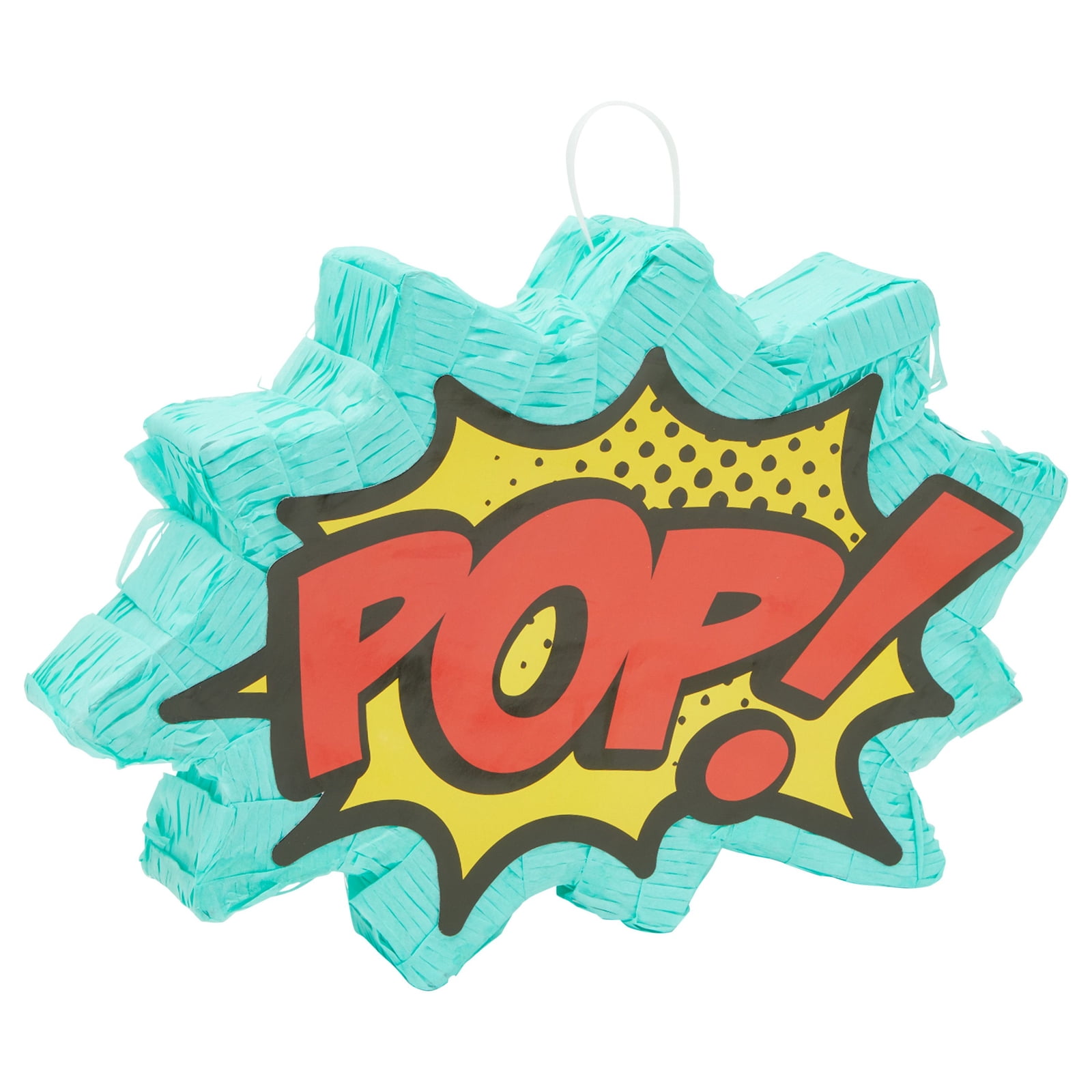 Small Starburst Pinata for Kids Comic Book Party Supplies, 17 x 11 x 3 In