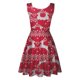 thumbnail image 5 of Vestido sin Mangas Fridja para Mujer Verano Cuello Redondo Estampado Navideño, 5 of 5