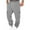Gray, variant on Men's and Big Men's Cargo Sweatpants Fashion Workout Drawstring Joggers Pants Casual Running Sweat Pants Relaxed Fit