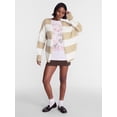 thumbnail image 2 of No Boundaries Women's Open Front Cardigan, Women's XXS-4X, 2 of 5