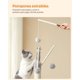 thumbnail image 3 of Árbol para gatos Feandrea MPCT143W01 con 3 postes y cueva, gris claro, 3 of 9