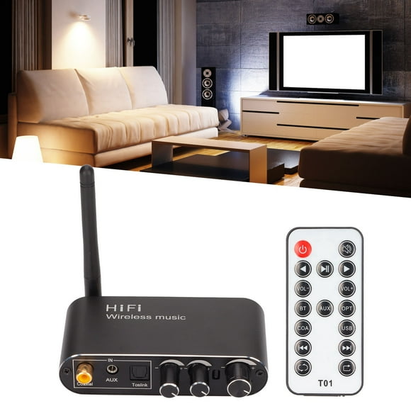 5.0 Digital To Analog Converter Receiver DAC With Volume Control, Coaxial To Analog Stereo L/R 3.5mm Audio Output For And IOS Phones, Tablets, TV, Game Console