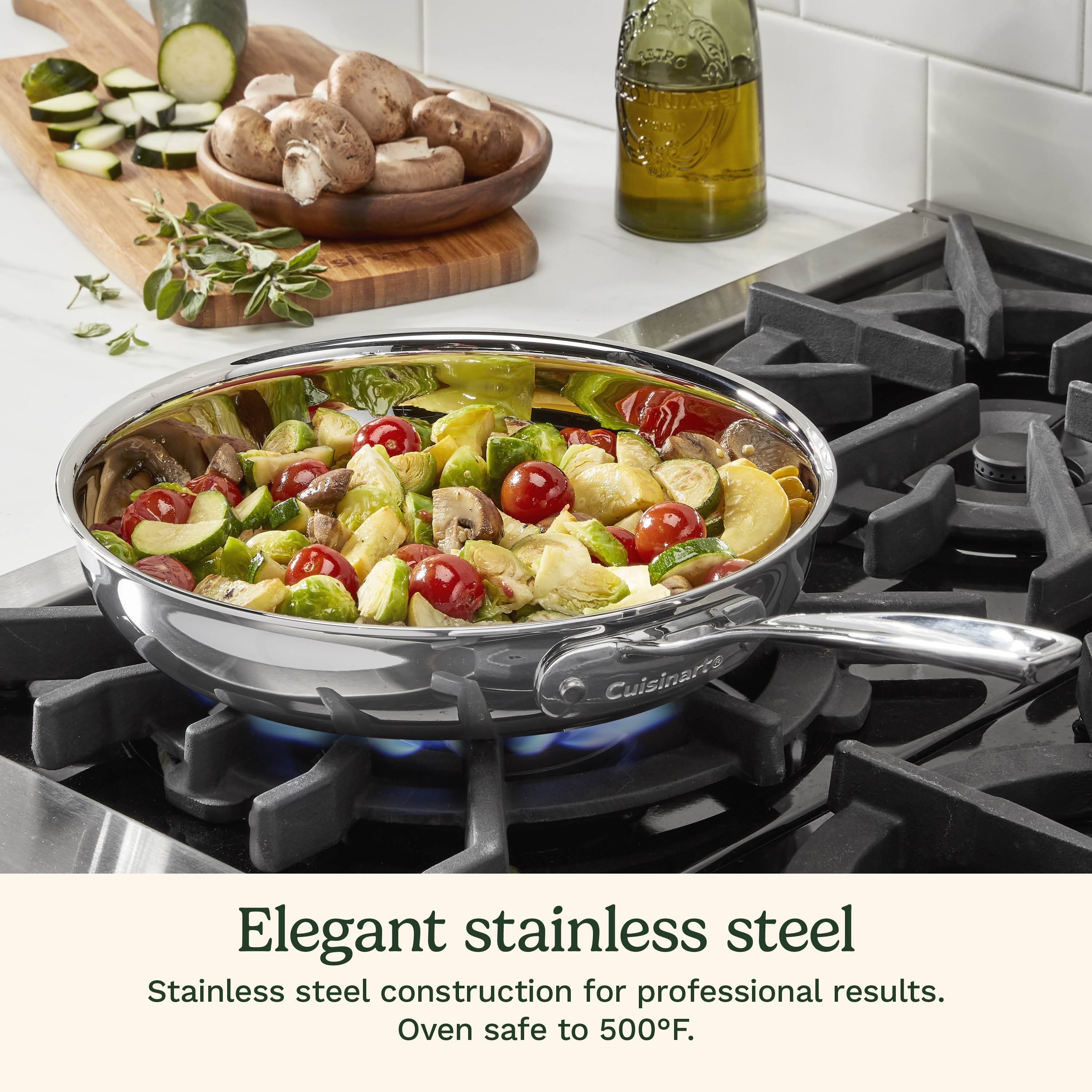 Cuisinart Tri-Ply Pro Premium 10" Stainless Steel Skillet