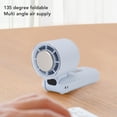 thumbnail image 3 of Ventilador Portátil Handheld, Ventilador de Enfriamiento Bolsillo con 5 Velocidadas, ventiladores personales Portátiles Recargables USB para Mujeres Vijes al Aire Libre, 3 of 7