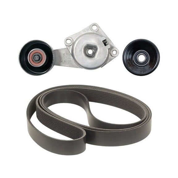 Serpentine Belt Drive Component Kit - Compatible with 1997 - 2001 Ford Expedition 1998 1999 2000