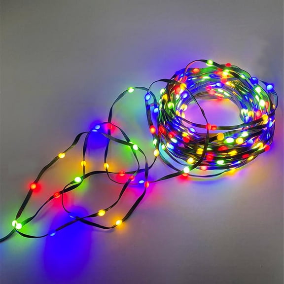 Celebrations 9071287 16.6 ft. Basic LED Micro Dot-Fairy Bulb Count 100 String Christmas Lights, Multi Color & Warm White - Pack of 12