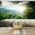 thumbnail image 2 of Modern Wallpaper Murals 3D jungle seychelles island Peel and Stick Removable Self-Adhesive PVC Wall Stickers for Nursery Kids Bedroom TV Wall Decor, 2 of 5