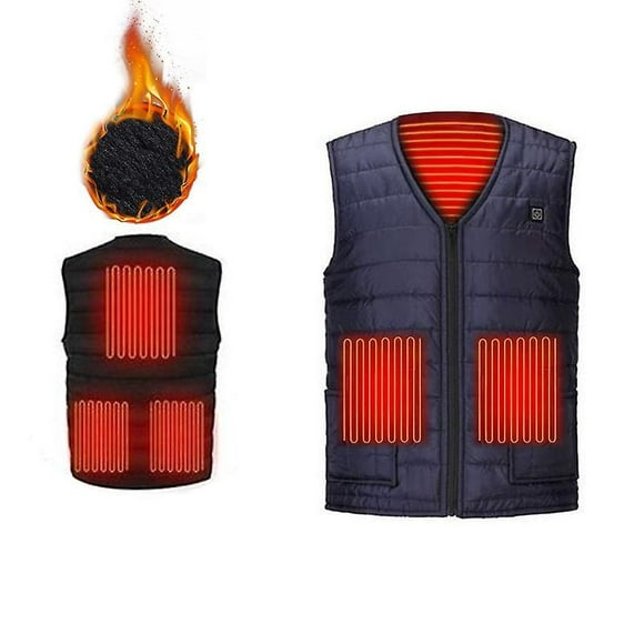 Heated Vest Winter Waistcoat Thermal Gilet Warming heated Jacke For Women Men