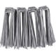 thumbnail image 1 of Estacas de Jardín Galvanizadas en Forma de U 100 Piezas, Ideales para Jardinería, Paños de Abono, Cercas y Redes, Anclajes de Tierra Multiusos, 150 * 25 mm, Ø3 mm, 1 of 5