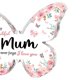 thumbnail image 5 of Letrero acrílico premium para el día de la madre, recuerdo para regalo extra de mamá (mariposa rosa), 5 of 6