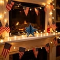 thumbnail image 5 of Cififendec 4th of July Star Tabletop Decor, 4.72"×4.25", Patriotic Red White Blue Hollow-Out Ornament for Dining Table Centerpieces Displays(Blue), 5 of 5