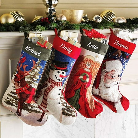 Personalized Needlepoint Christmas Stocking - Walmart.com