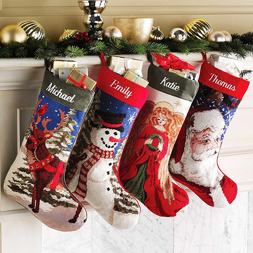 Personalized Needlepoint Christmas Stocking - Walmart.com