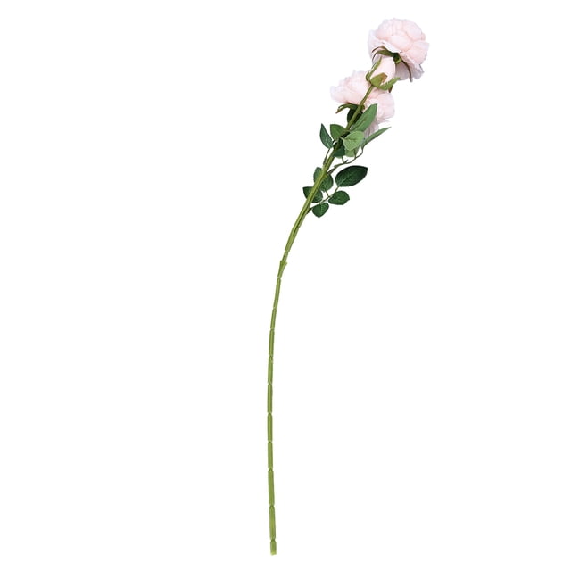 3 cabezas decorativas flores artificiales de peonía rosas falsas ramo de flores decoración de boda de jardín rosa