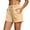 Beige, variant on Yifymode Sweat Shorts for Women Casual Summer Athletic Short Elastic Waist Comfy Lounge Shorts Bottoms with Pockets,Khaki 3XL