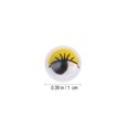 thumbnail image 4 of Pixnor Yellow 10mm Wiggly Googly Eyes for DIY Craft Decor (100 Count), 4 of 8