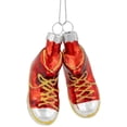 thumbnail image 4 of Northlight 2.25" Red and Silver Sneakers Glass Christmas Hanging Ornament, 4 of 5