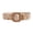 Multicolor, variant on Women's Fashion Braided Belt Raffia Rattan Boho Thick Square Casual Straw Round Weave Web Spring Summer Woven Travel Fabric Belt Multicolored Small-Medium
