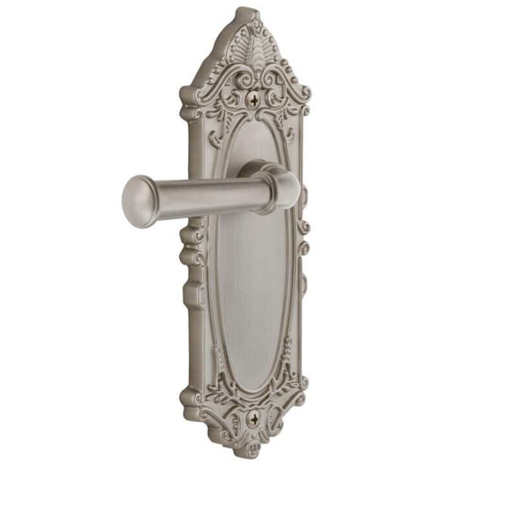 Grandeur Gvcgeo_Psg_238_Lh Georgetown Solid Brass Left Handed Passage Door Lever Set -